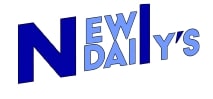 New Daily'sのロゴ候補、縁取り斜体